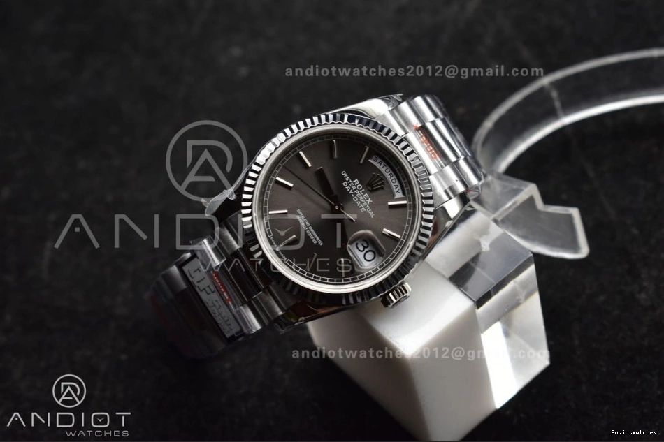 (Gain Bracelet vr3255 Grey Weight) SS V5 QF President 36 683 DailyWear Steel on Edition 904L Best Dial DayDate 0715